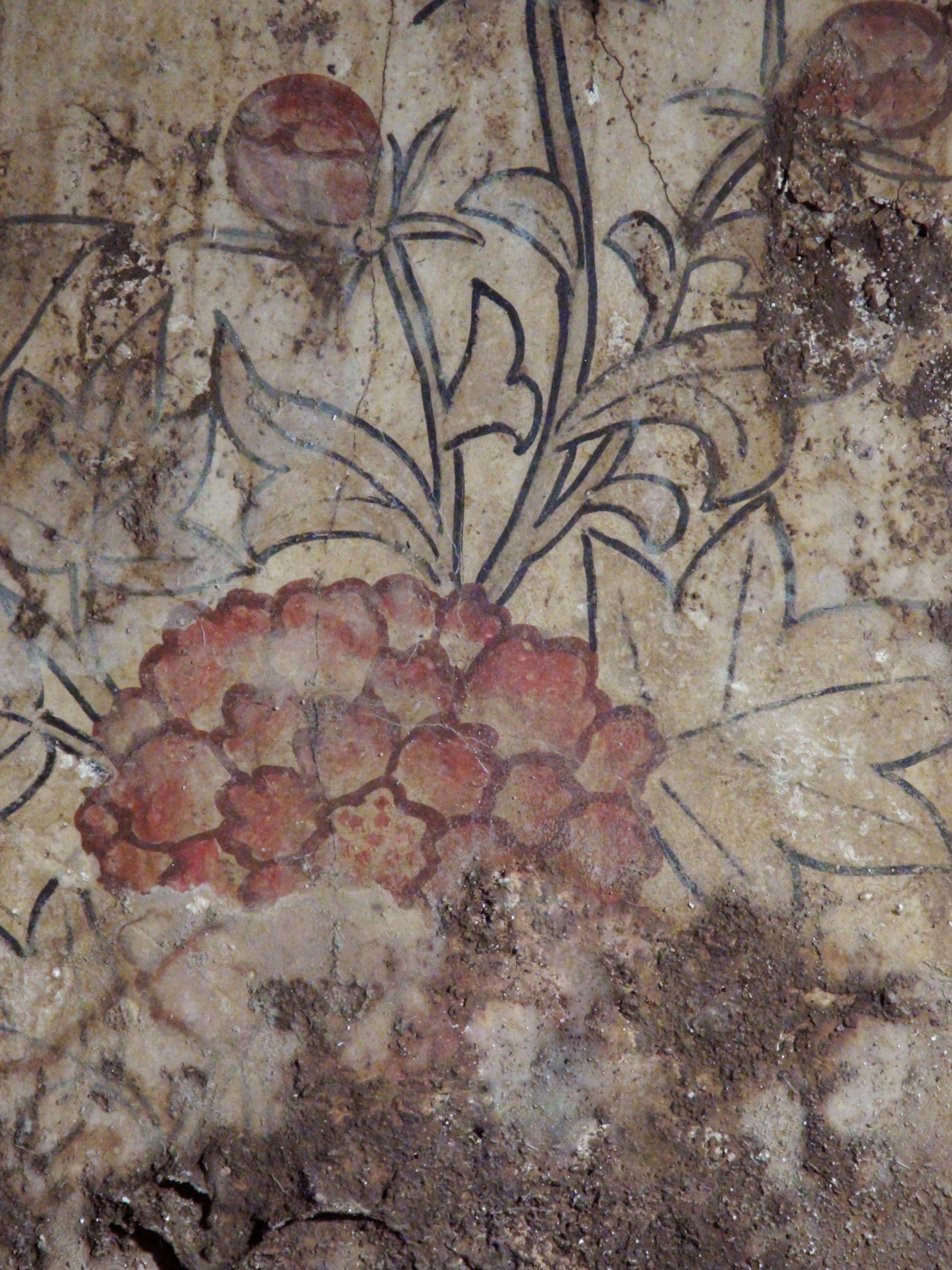 江西庐山（星子）明代高僧墓壁画抢救修复效果对比(土锈去除后).JPG